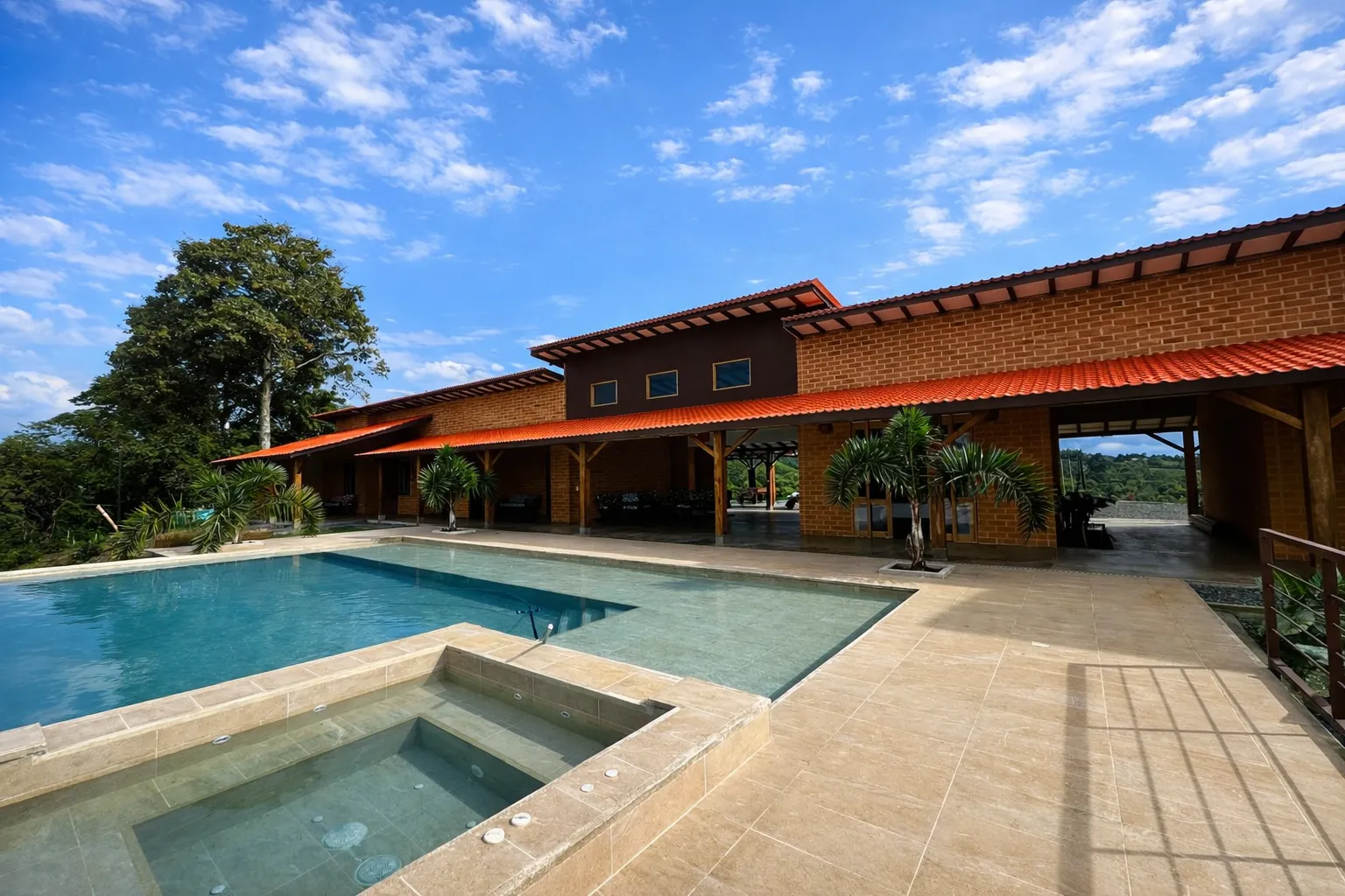 Piscina Finca Los Balcones Atardecer